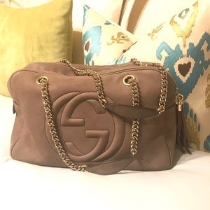 AUTHENTIC GUCCI SOHO BAG W CHAIN STRAP!